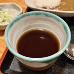 そばの陶芸館 - 「蕎麦（冷）」のつゆのアップ…