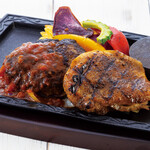 이시가키 쇠고기 스테이크 햄버거 & 얀바루 닭 향신료 그릴 100g