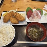 Numadu Kou Ryou Shi Meshi Shokudou - 刺身とフライ定食