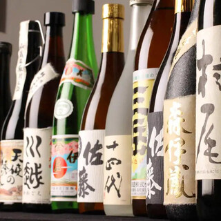 Local sake from all over the country! Premium sake such as Juyondai and Shinsei is now in stock!