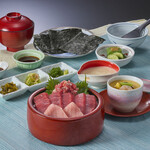 <Lunch only> Bluefin tuna tasting set meal