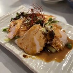 Nishiguchi Sakaba Homuran - 自家製濃厚香辛タレしっとり棒棒鶏