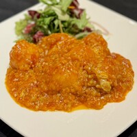 スーツァン・レストラン陳 渋谷店 - えび団子のチリソース 〜有塩バター包み〜