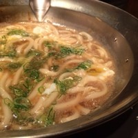 祇園 蕪屋 - 〆のおうどん。出汁がいい感じ。