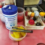 一楽ラーメン - 卓上