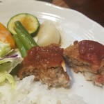 キッチン ブルー グローブ - クォーターへカット