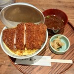 Tonkatsu Marushichi - 焼きかつ丼並１５００円ご飯大盛