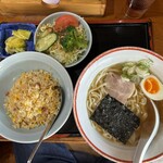 龍遊飯店 - ラーメン&ミニチャーハンセット