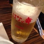 Ikedaya Hana No Mai - まずはビールで乾杯♫480円