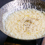 Risotto style with shabu shabu broth