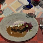 BISTRO VAGUE - 牛タンの煮込み洋食風　パルマンティエのエスプーマ