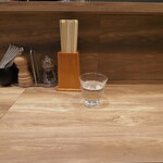 麺庵 利休 - 卓上