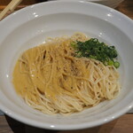 麺庵 利休 - 雲丹の和え玉 500円