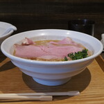 NIBOSHI MANIA - 自家製甘海老煮干とアサリの濃厚煮干ソバ