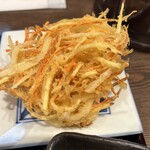 炭火焼和めし処 しんぱち食堂 - 単品、かき揚げ天　198円❗️