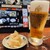 すし 銚子丸 - 料理写真:生ビールとガリ