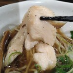 ヌードル マイスター 源九 - 低温調理の鶏ムネ肉