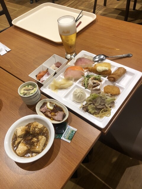 生ビだけでなく日本酒も飲み放題なんです : 湯の川観光ホテル祥苑の写真