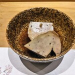 鮨裕 - 北海道余市の鮟肝 さっと煮♪この滑らかさとクセのなさ！
