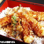 手打ちうどん さわいち - 2014年2月　イカ天重