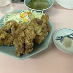 重松飯店 - ▪️鶏の唐揚げ(ハーフ)¥500
　※現金払いのみ