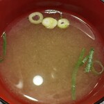 yakisobaoosakakicchin - みそ汁（セット）　250円(税込)
