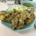 重松飯店 - ▪️鶏の唐揚げ(ハーフ)¥500
　※現金払いのみ