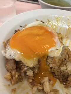 Shigematsu Hanten - ▪️焼豚玉子飯¥800
                        　※現金払いのみ