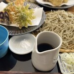 Soba Matsukaze - 山菜と海老の天せいろ