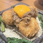 鳥光國 - すき焼き風牛コロッケ