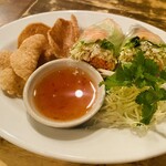 広島タイ料理 マナオ - セットの生春巻き