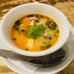 広島タイ料理 マナオ - セットのトムヤムクン