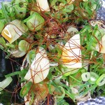 丼彩酒楽 由庵 - 新鮮な牡蠣を表面を軽く炙って中はレア状態にすると香ばしくてとってもミルキー！！