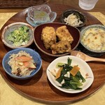 和カフェ一衣 - 一衣ランチ（ドリンク付き） 税込1500円（R5.12時点）