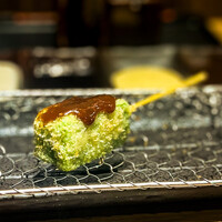 よもぎ生麩味噌田楽風