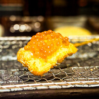 サーモンいくらおろしがけ