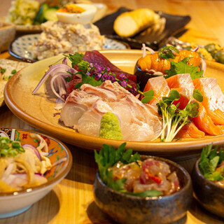 串揚げだけじゃない！海鮮から創作料理も自信あり♪