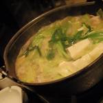 くらら - 牛もつ鍋～完成