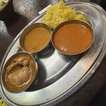 スパイシータンドール - カレー3種