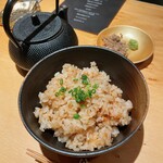 鉄板焼 にし田 - 〆のご飯