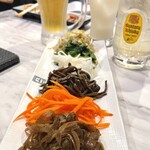 soban 韓国創作料理 - ナムル盛り合わせ！！