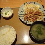 Yayoi Ken - 大豆ミートの生姜焼き定食