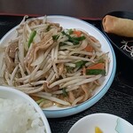 台湾料理 福祥居 - ニラとホルモン炒め定食