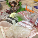 お刺身盛合せ( ´ ▽ ` )ﾉ