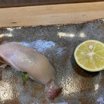 瀬戸鮨 - 天然とらふぐ炙りの握り