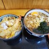 立食いそば 山吹 - 料理写真:イカ・海老玉子とじ丼セット