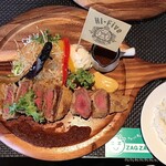 ビスットリアハイファイブ - ビフカツ150gランチ¥1680内