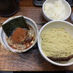 麺処 井の庄 - 辛辛魚つけめん・白米