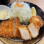 243895486 - ホタテフライ&ロース定食