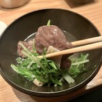 Uzura - 水菜、お揚げ、くじら